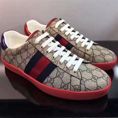 gucci mens red shoes|Gucci shoes red bottom.